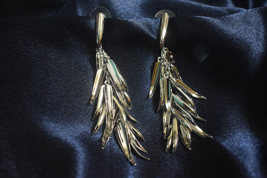 Anti-Tarnish Leaves Earrings