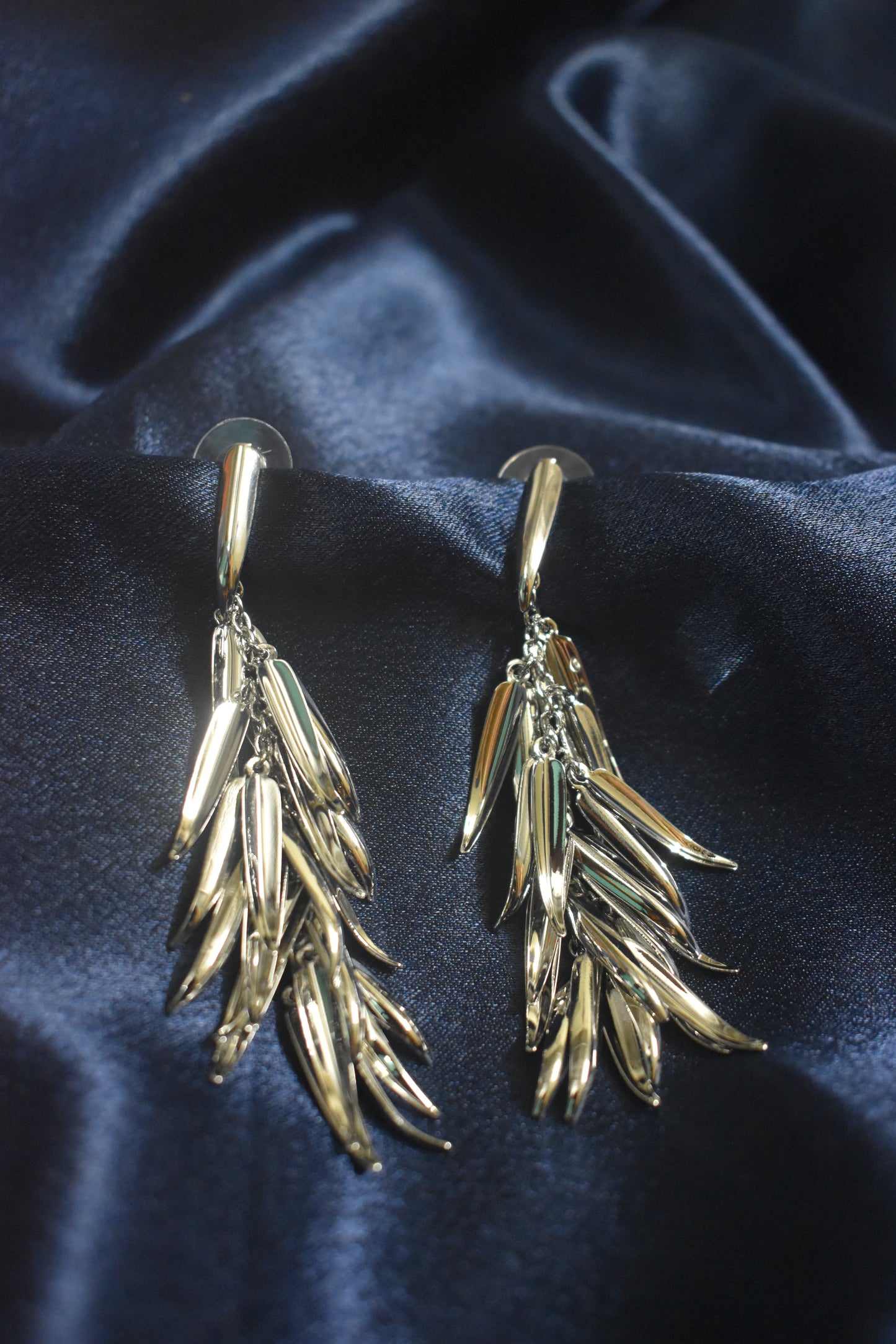 Anti-Tarnish Leaves Earrings
