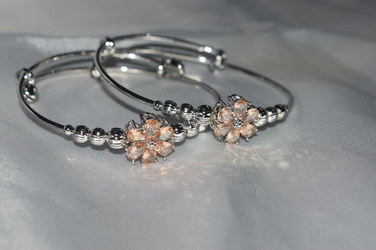 Silver Anti-Tarnish Adjustable Bangles