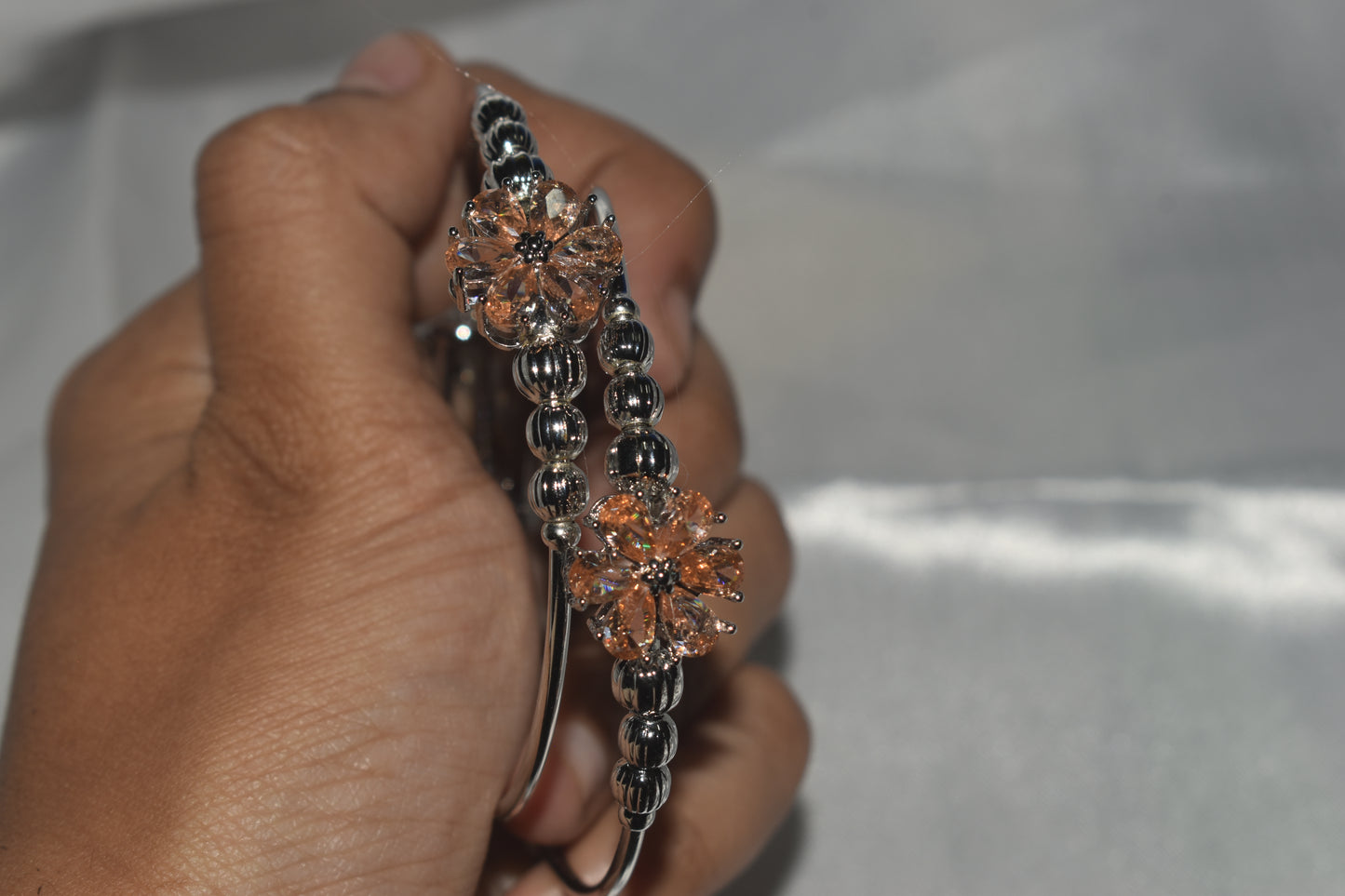 Silver Anti-Tarnish Adjustable Bangles