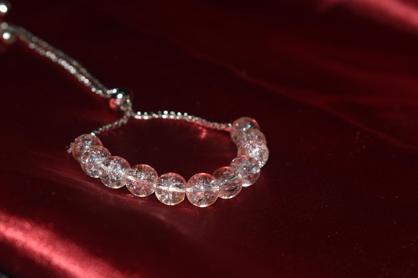 Pink Mist Chain Bracelet