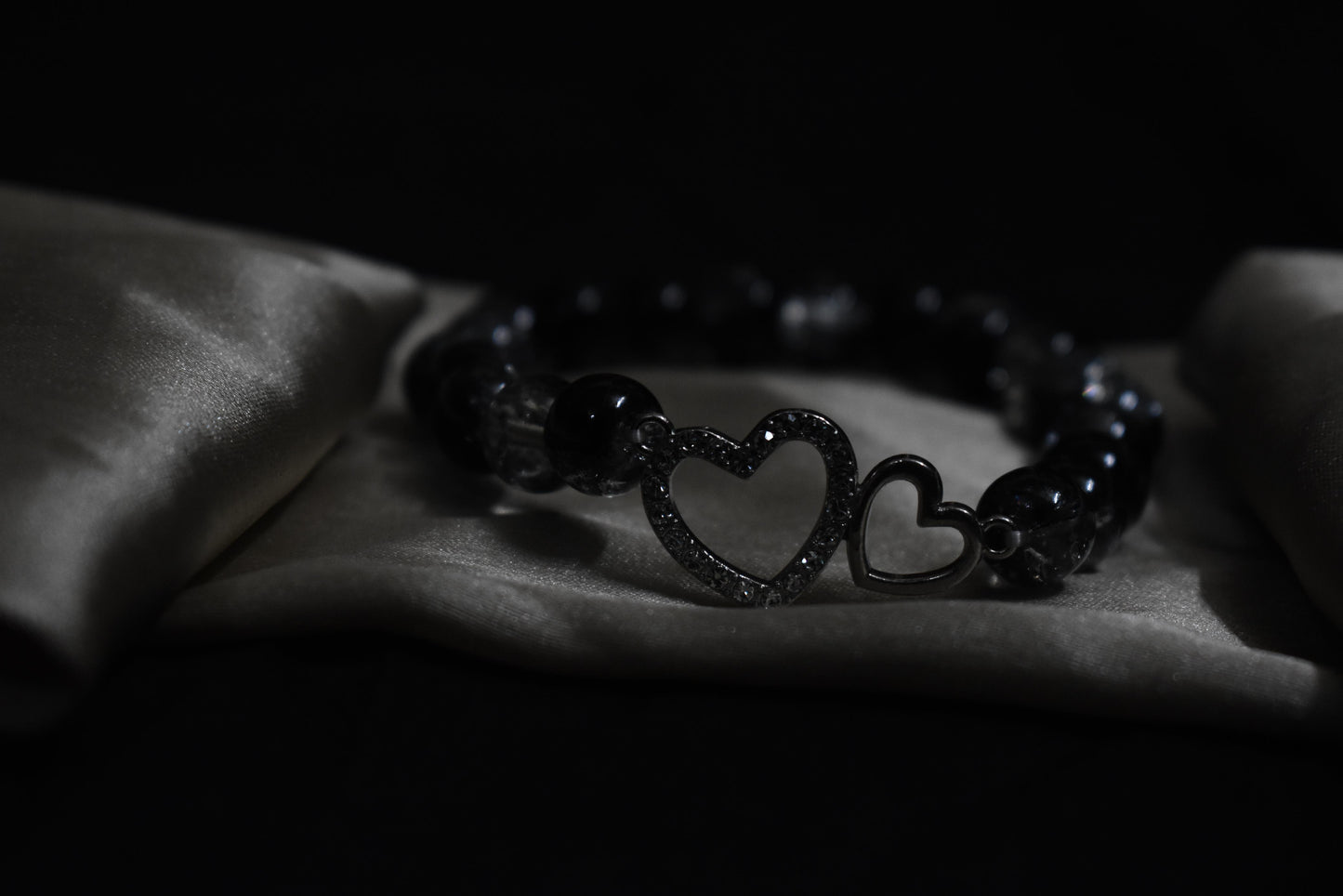 Black Heart Bracelet