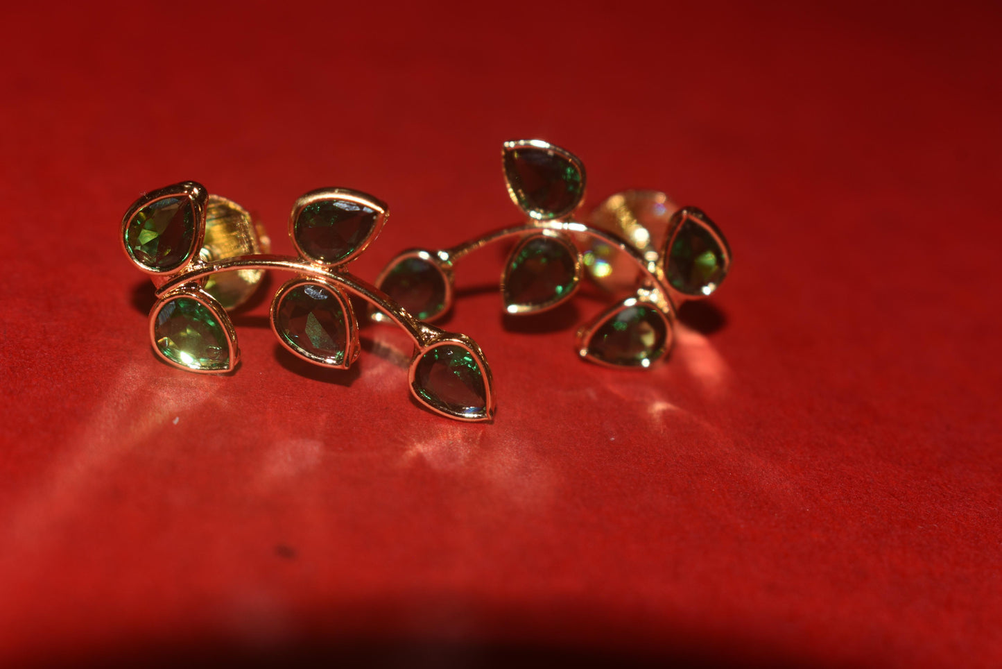 Polki Kundan Stem Earrings