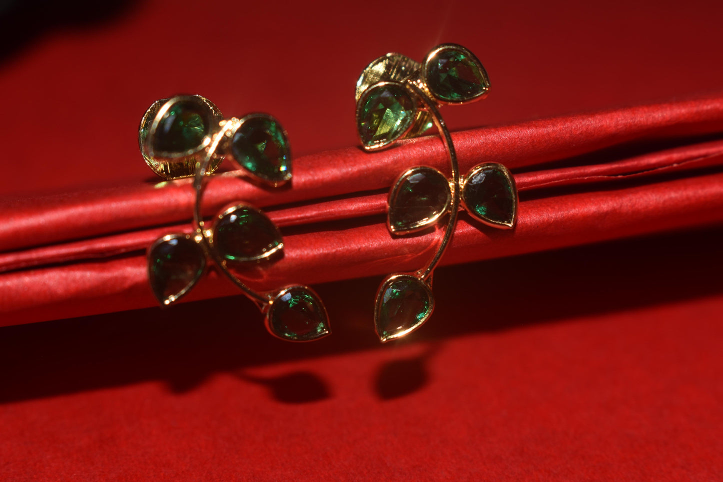 Polki Kundan Stem Earrings