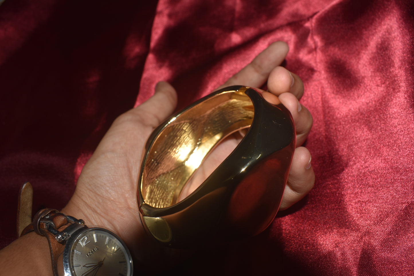 Anti Tarnish Bangle Bracelet
