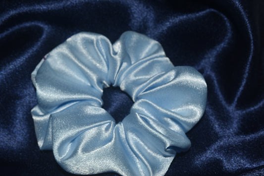 Sky blue scrunchie
