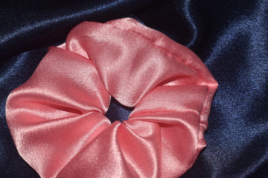 Baby pink scrunchie