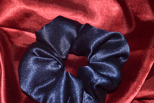 Navy Blue Scrunchie