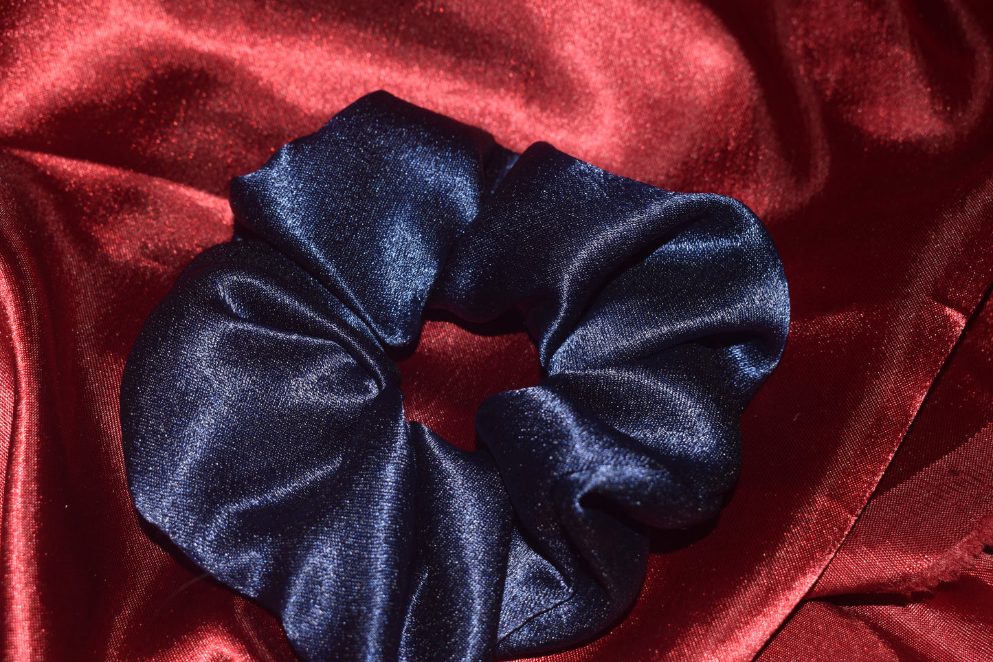 Navy Blue Scrunchie