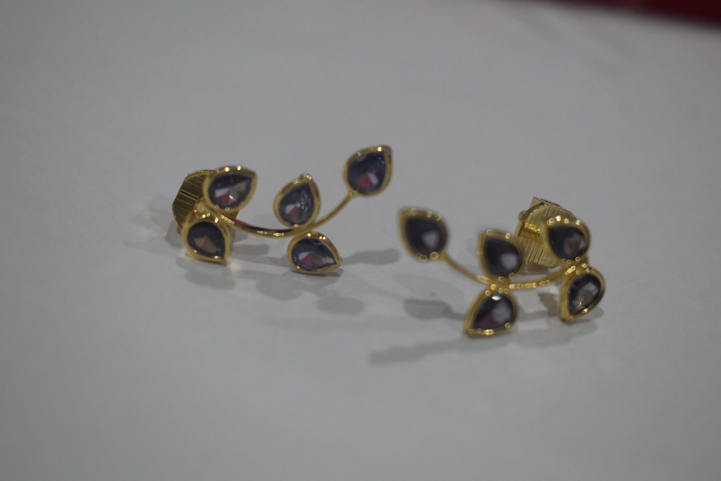 Polki Kundan Stem Earrings